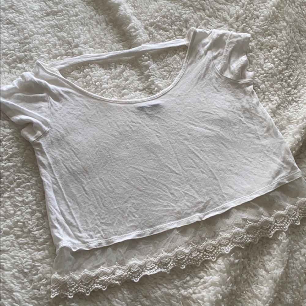 White Small Crop Top Charlotte Russe